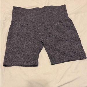 Women's Gray High-Waisted Shorts